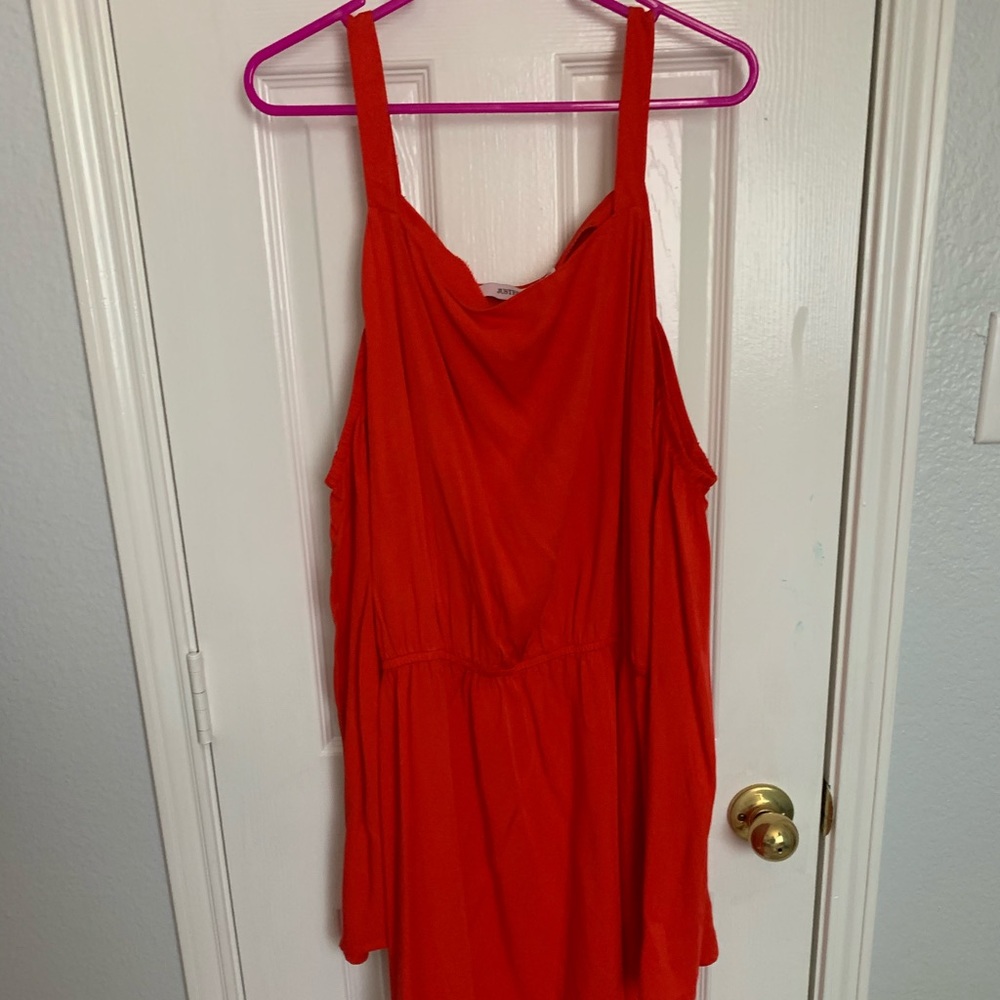 Cold shoulder dress